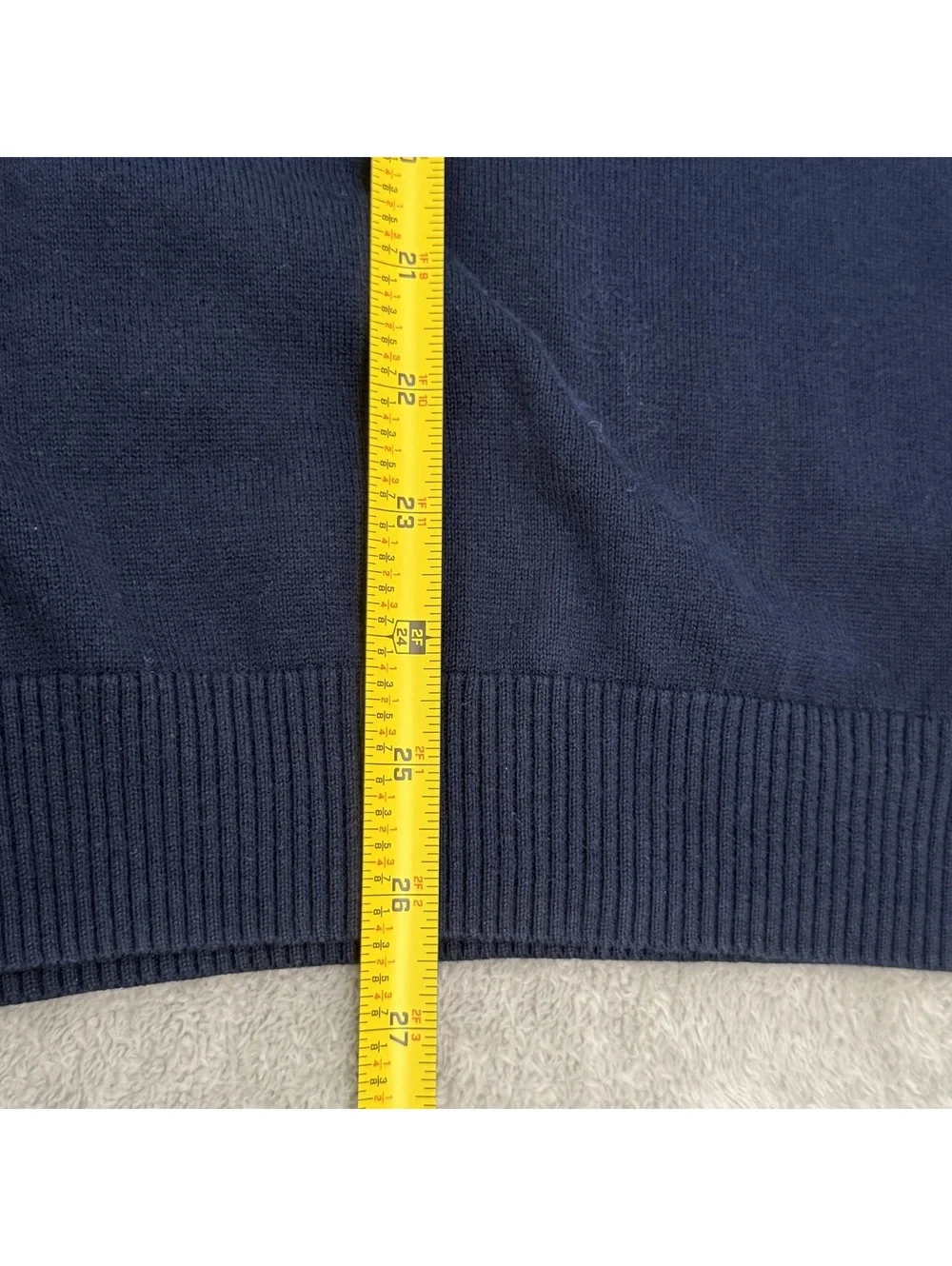 Jos. A. Bank Traveler Navy Pima Cotton Sweater Vest Men’s Large V-Neck